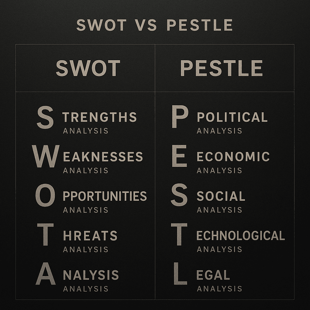 SWOT vs. PESTLE: Which Strategic Framework Should You Use?